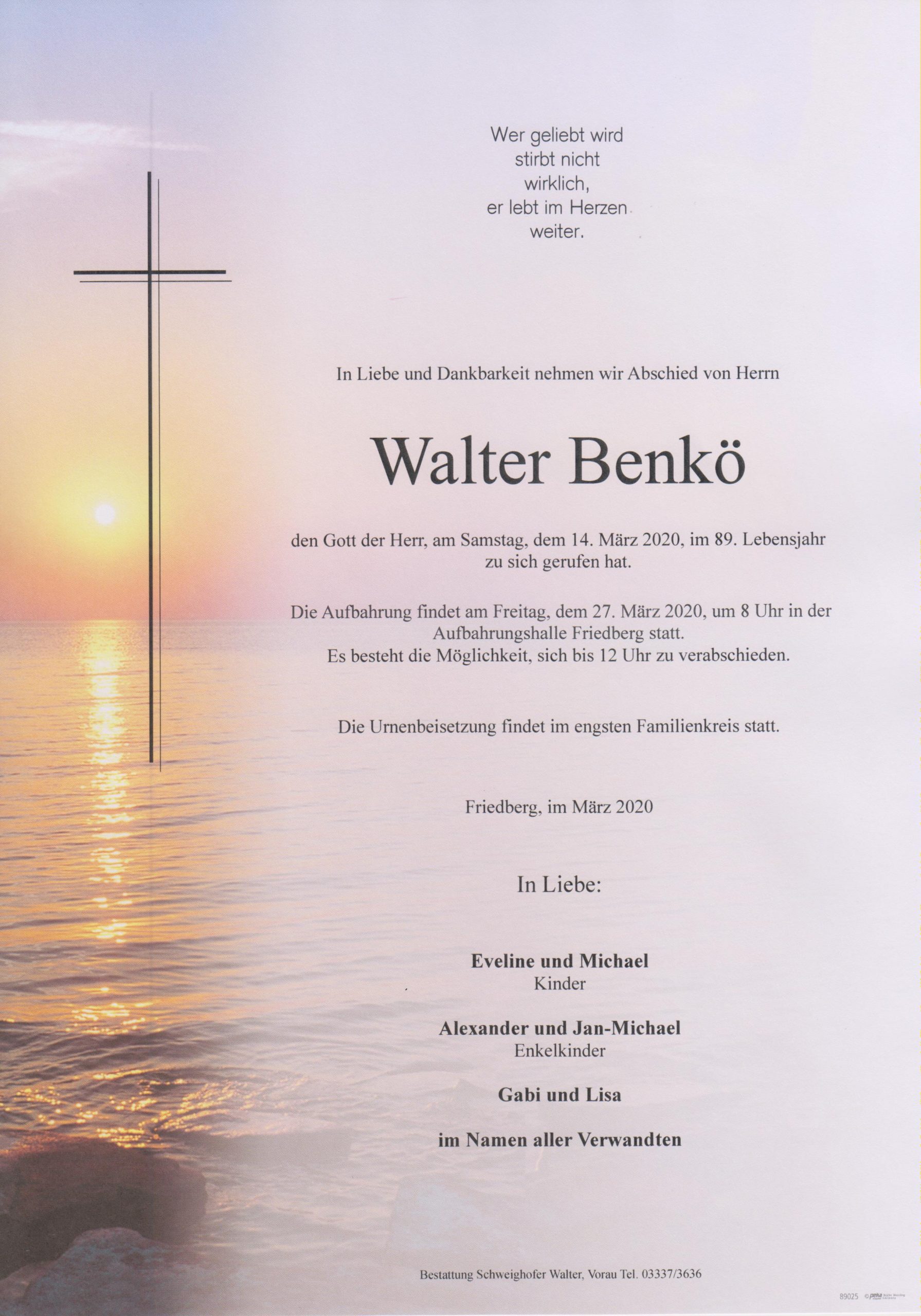 You are currently viewing Walter Benkö