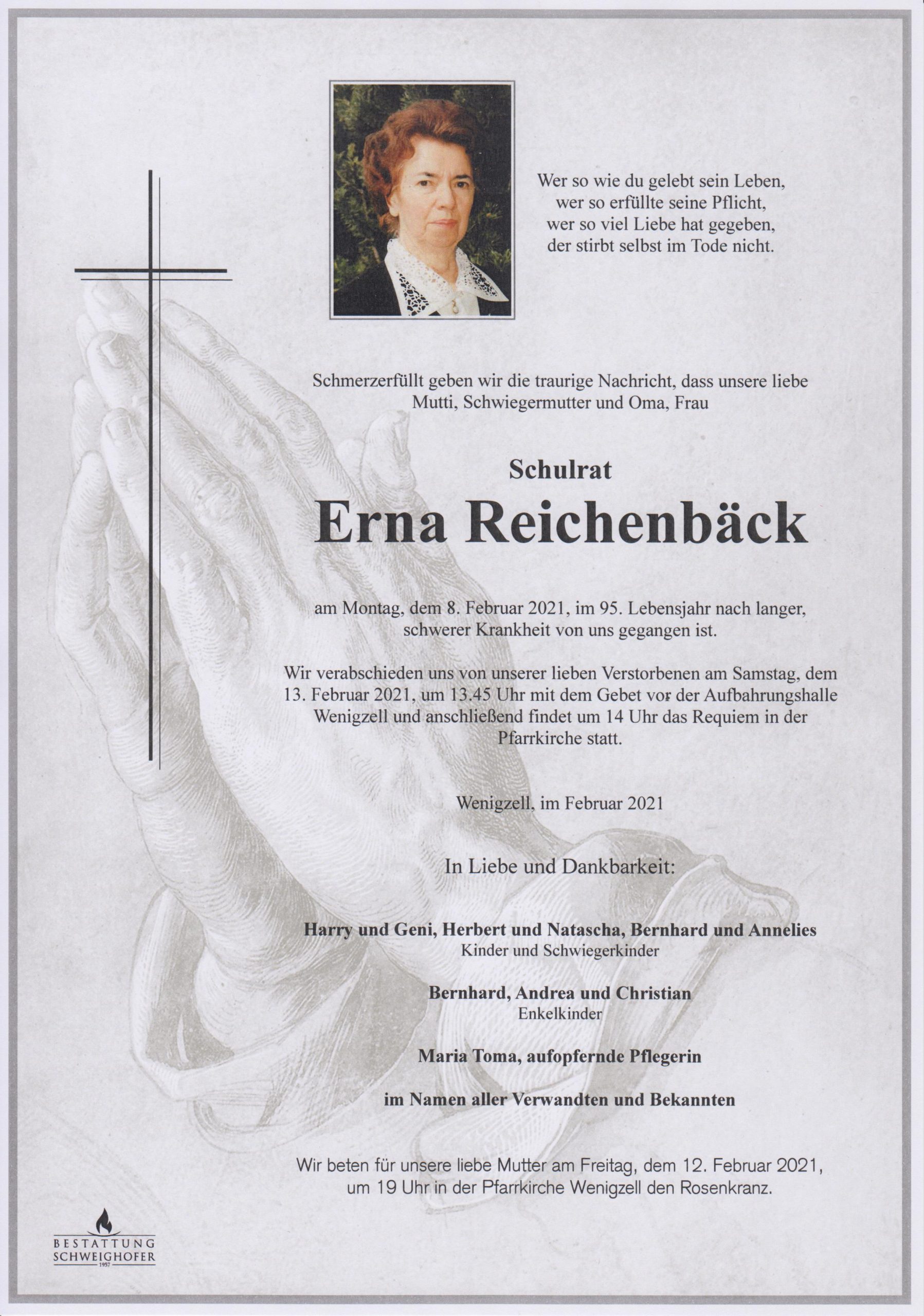 You are currently viewing Schulrat Erna Reichenbäck