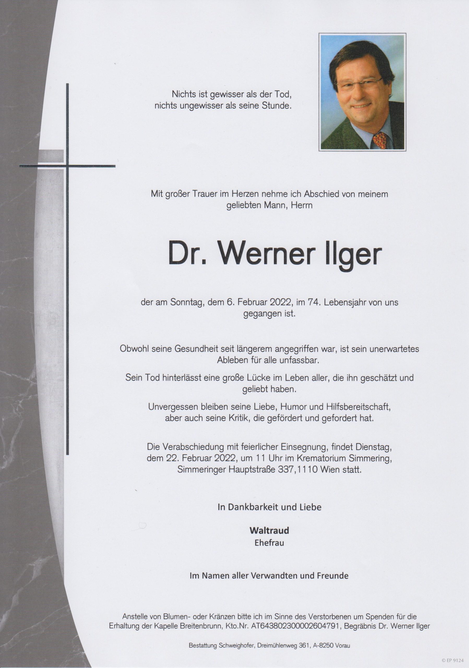 You are currently viewing Dr. Werner Ilger