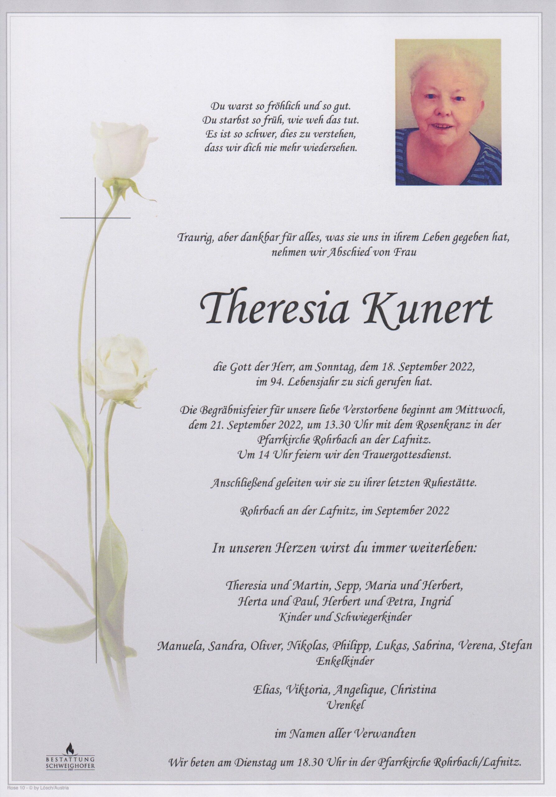 You are currently viewing Theresia Kunert