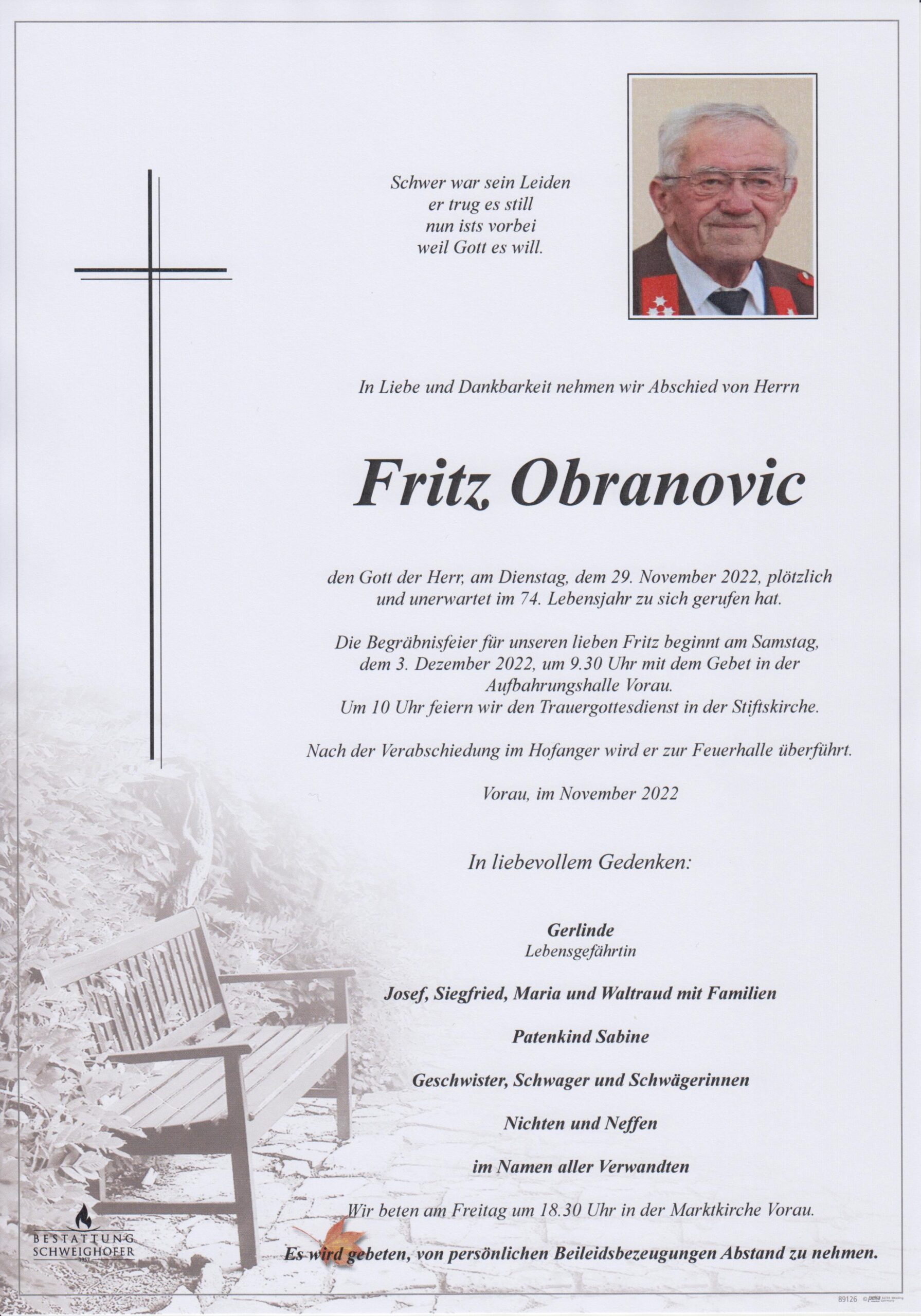 You are currently viewing Fritz Obranovic