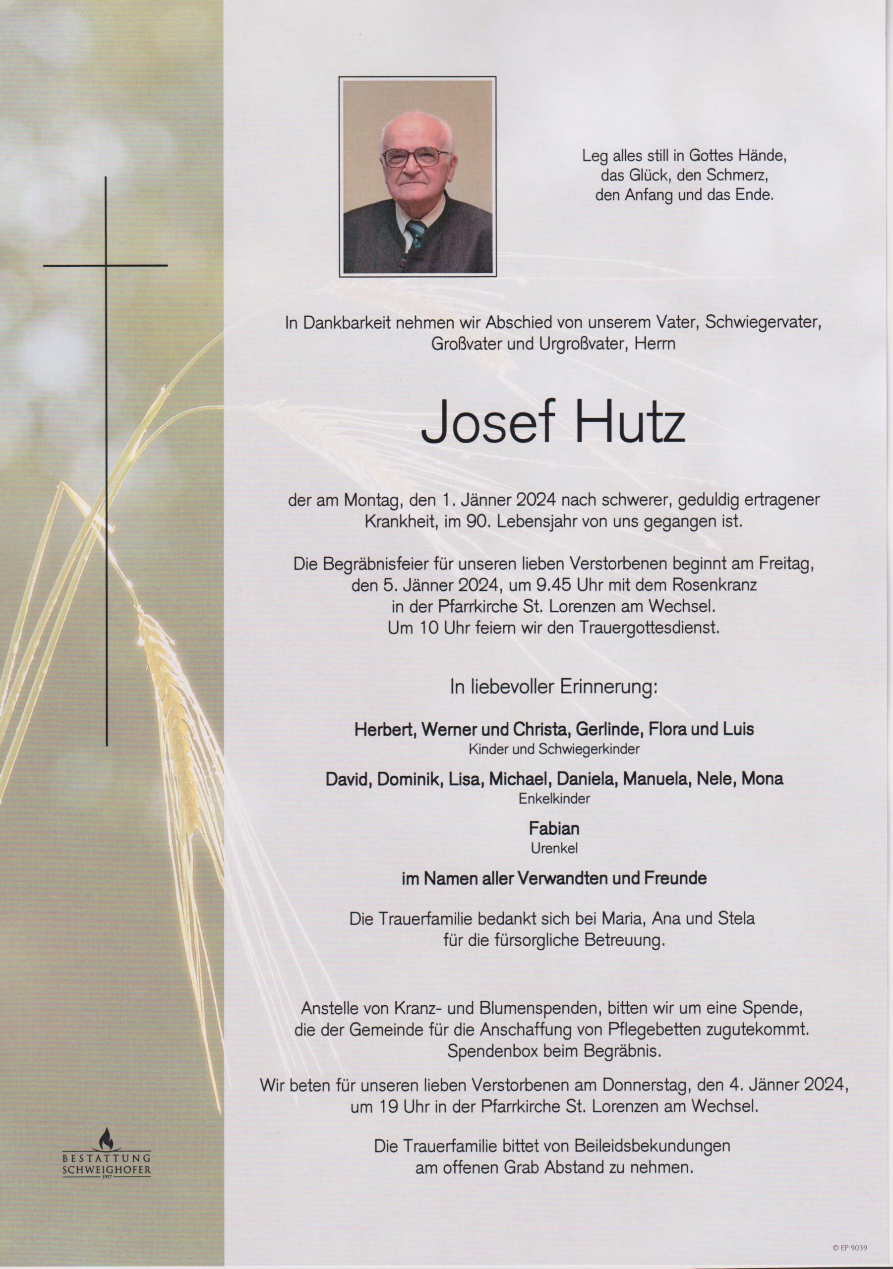 You are currently viewing Josef Hutz