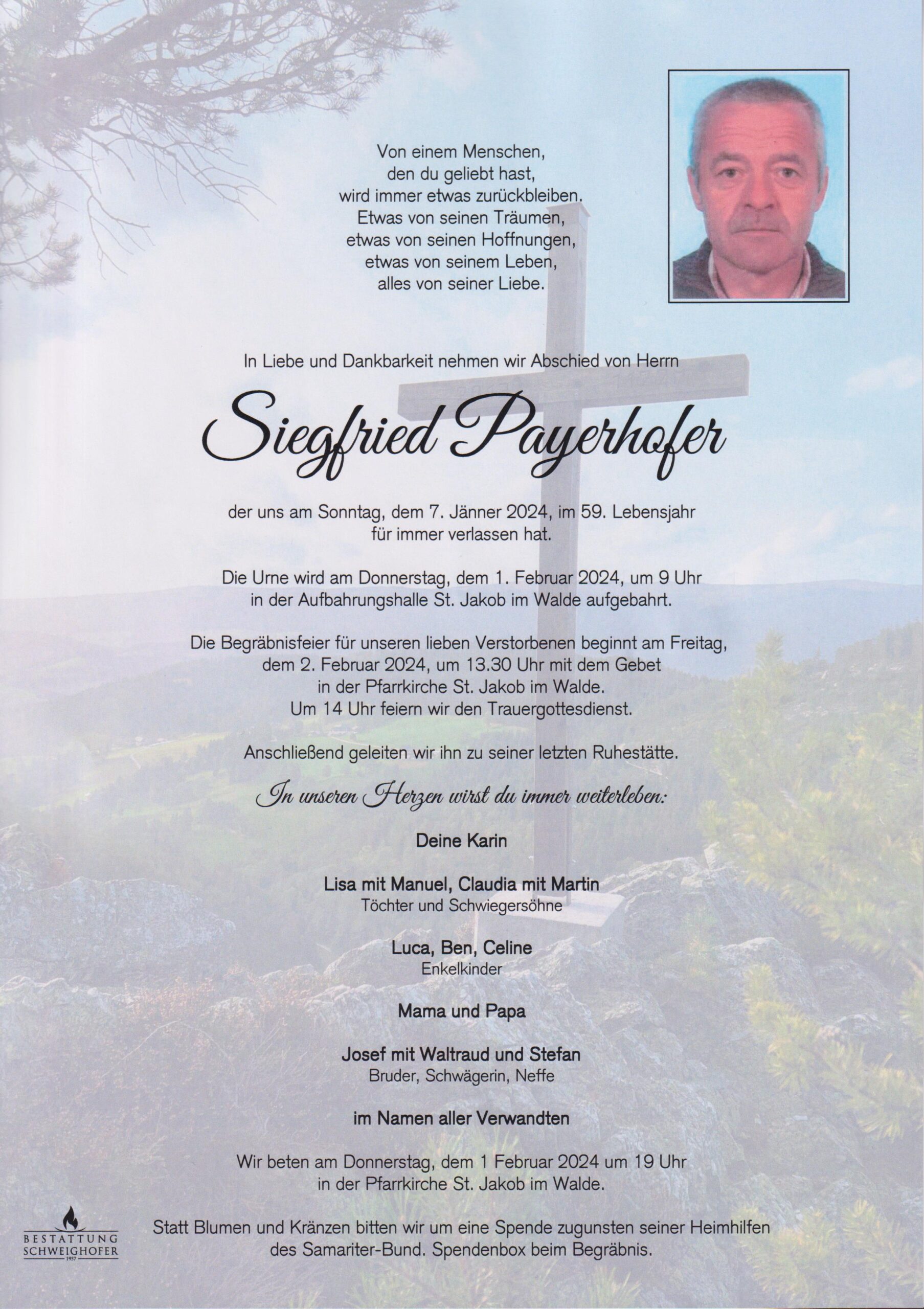 You are currently viewing Siegfried Payerhofer